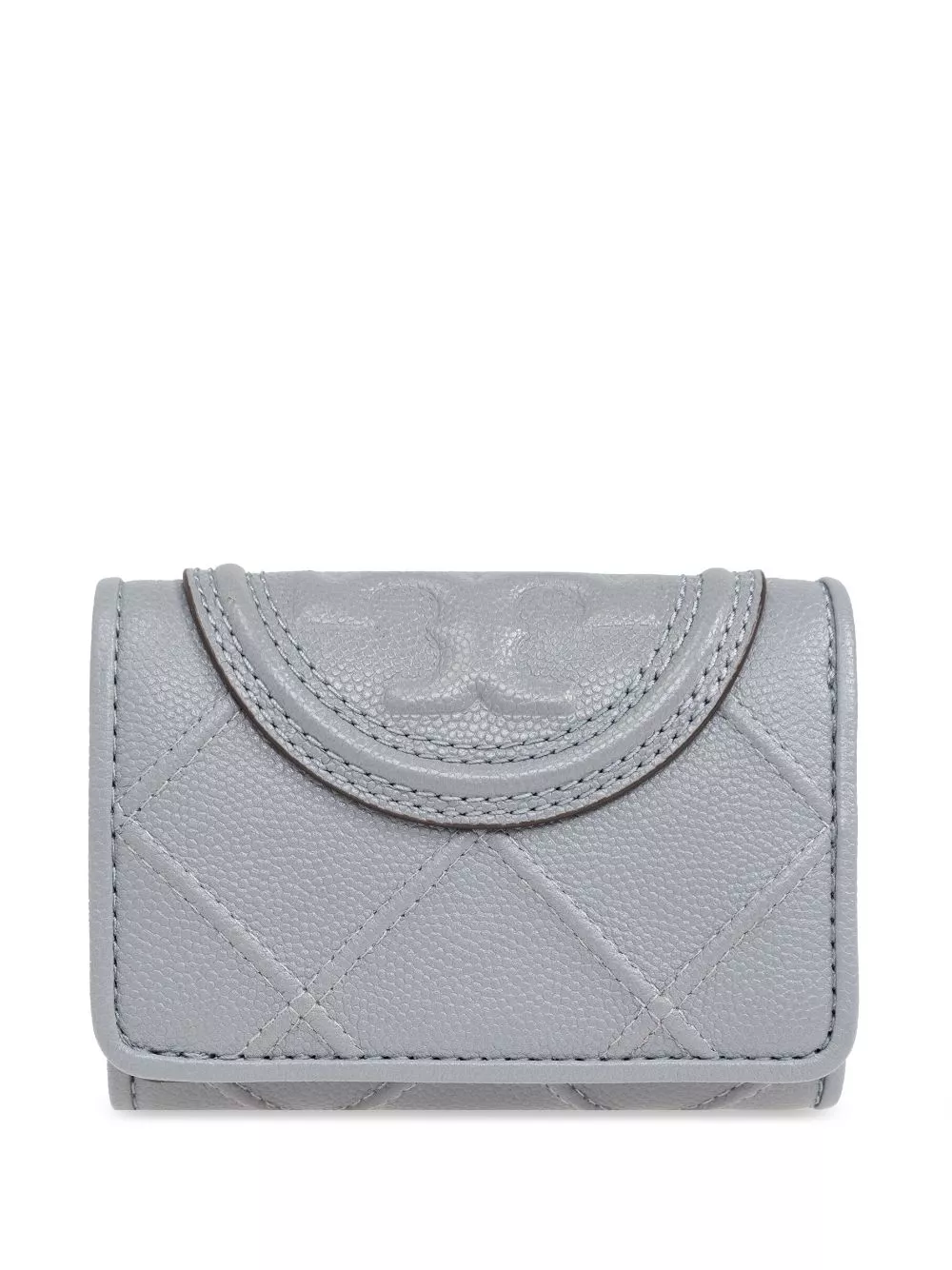 Affordable Tory Burch Double T-embossed leather wallet Women 0127