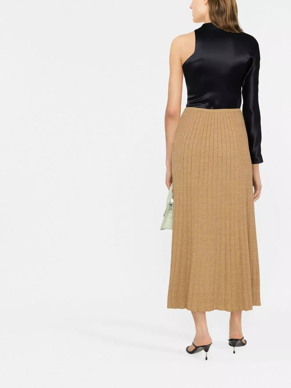 Affordable Tory Burch pleated knit midi skirt Women 0128