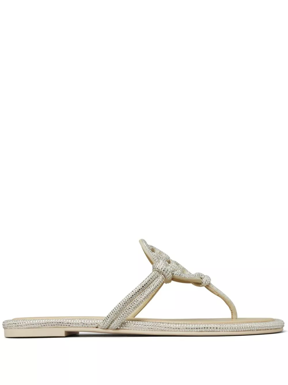 Tory Burch Miller crystal-embellished flip flips Women 0115