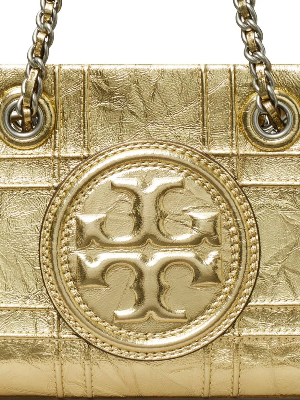 Affordable Tory Burch mini Fleming Soft Metalling Chain quilted tote bag Women 0116