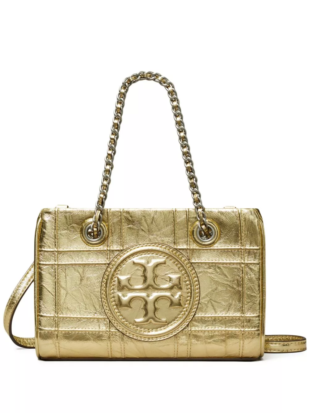 Tory Burch mini Fleming Soft Metalling Chain quilted tote bag Women 0116