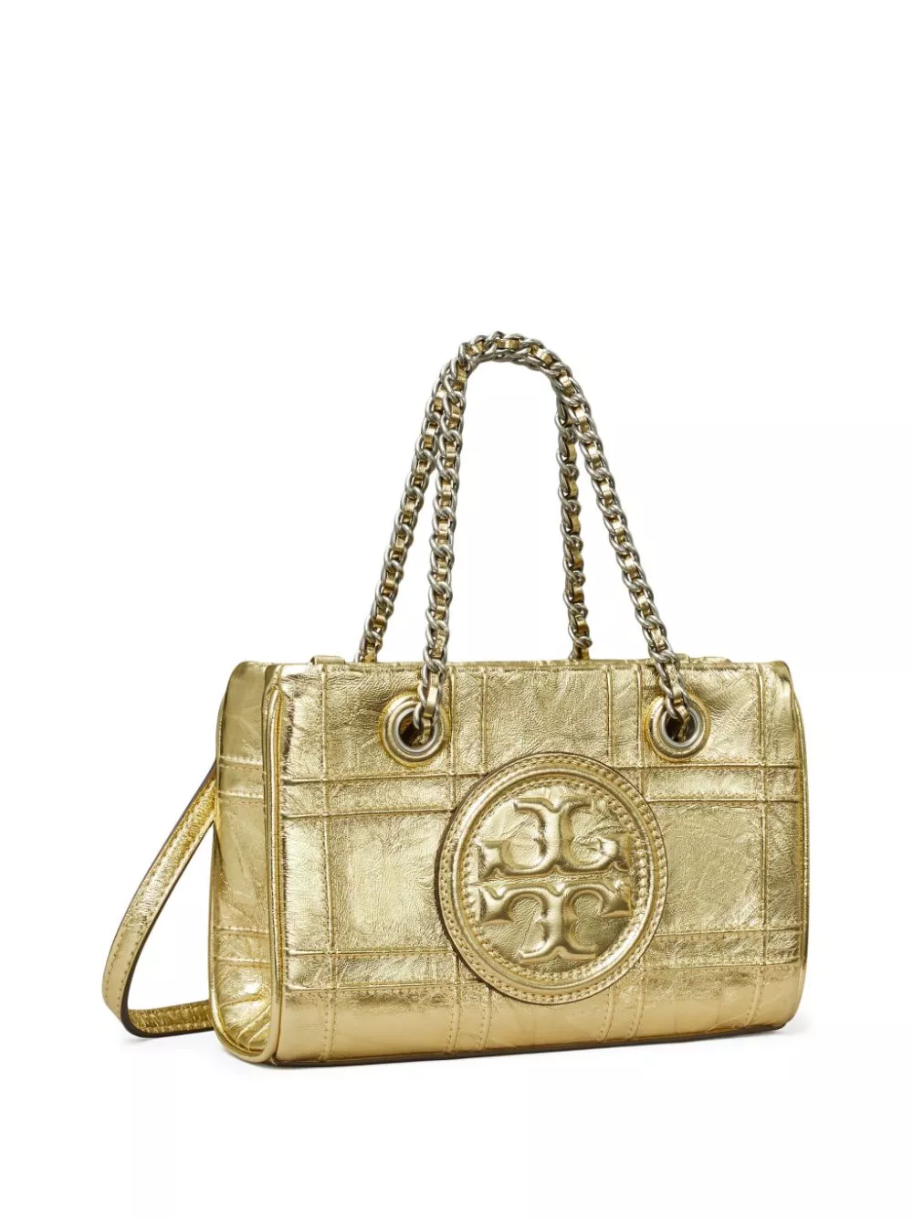 Affordable Tory Burch mini Fleming Soft Metalling Chain quilted tote bag Women 0116