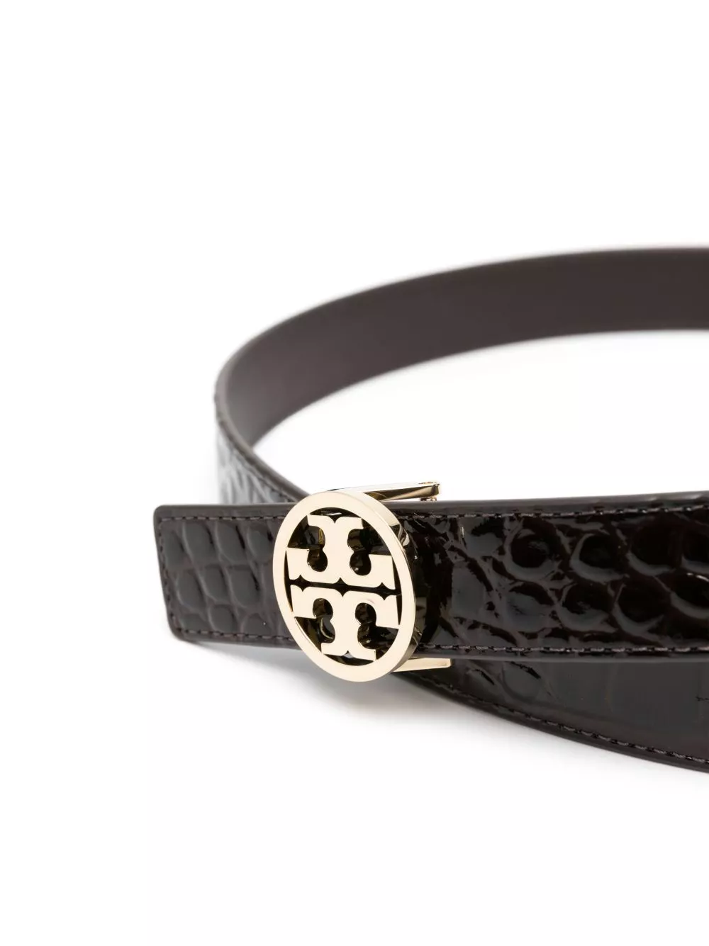 Cheap Tory Burch Miller crocodile-embossed belt Women 0127