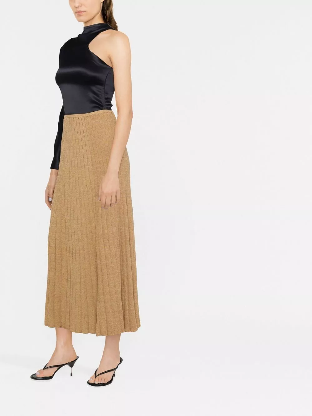 Affordable Tory Burch pleated knit midi skirt Women 0128