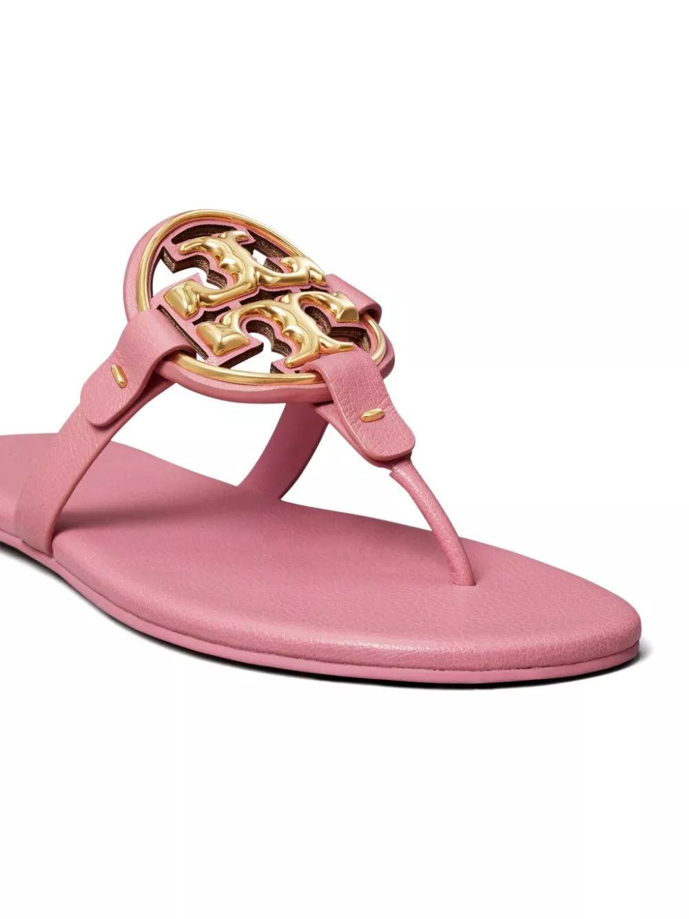 Affordable Tory Burch METAL MILLER SOFT leather sandals Women 0124