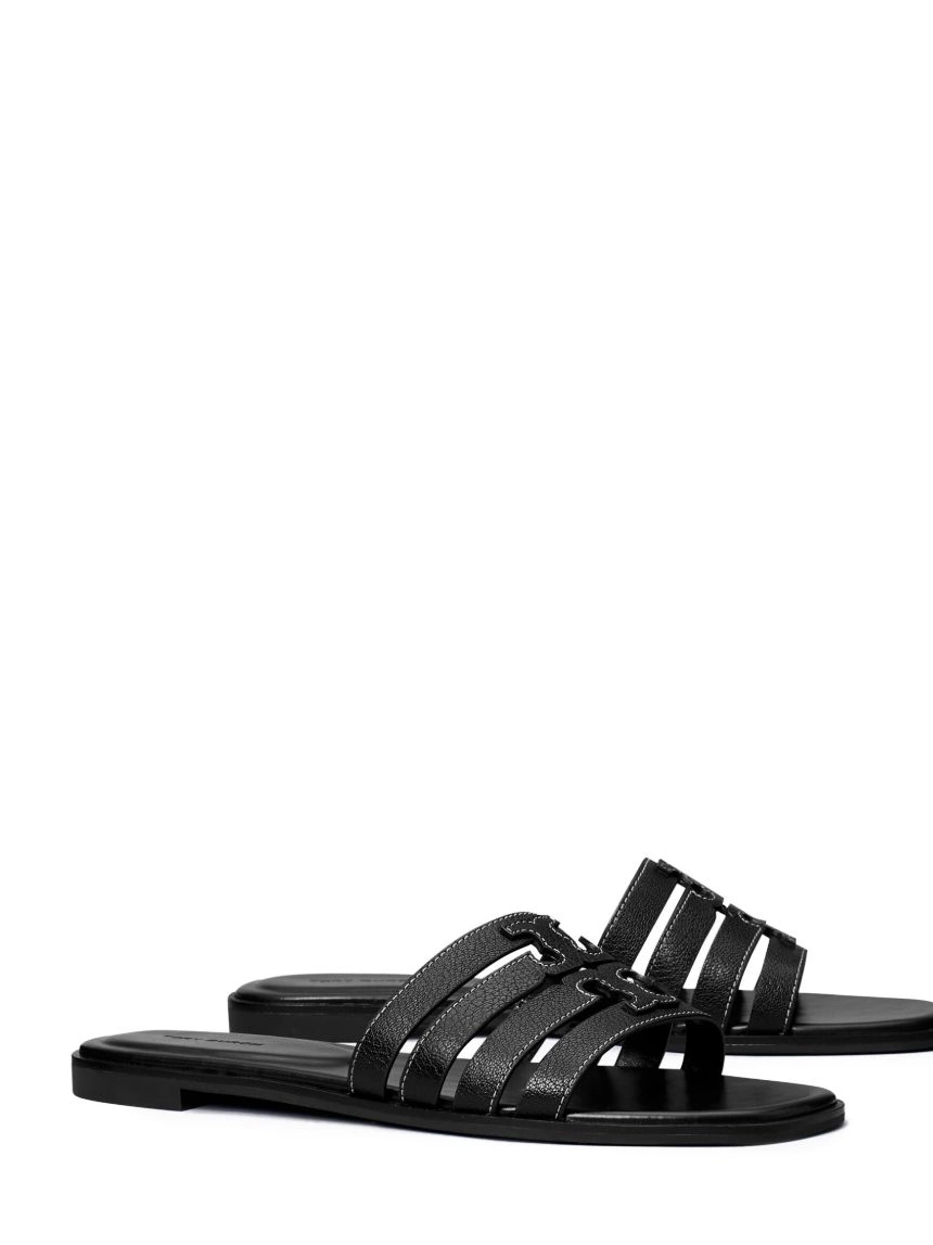 Cheap slides Burch Women leather Ines Tory 0224