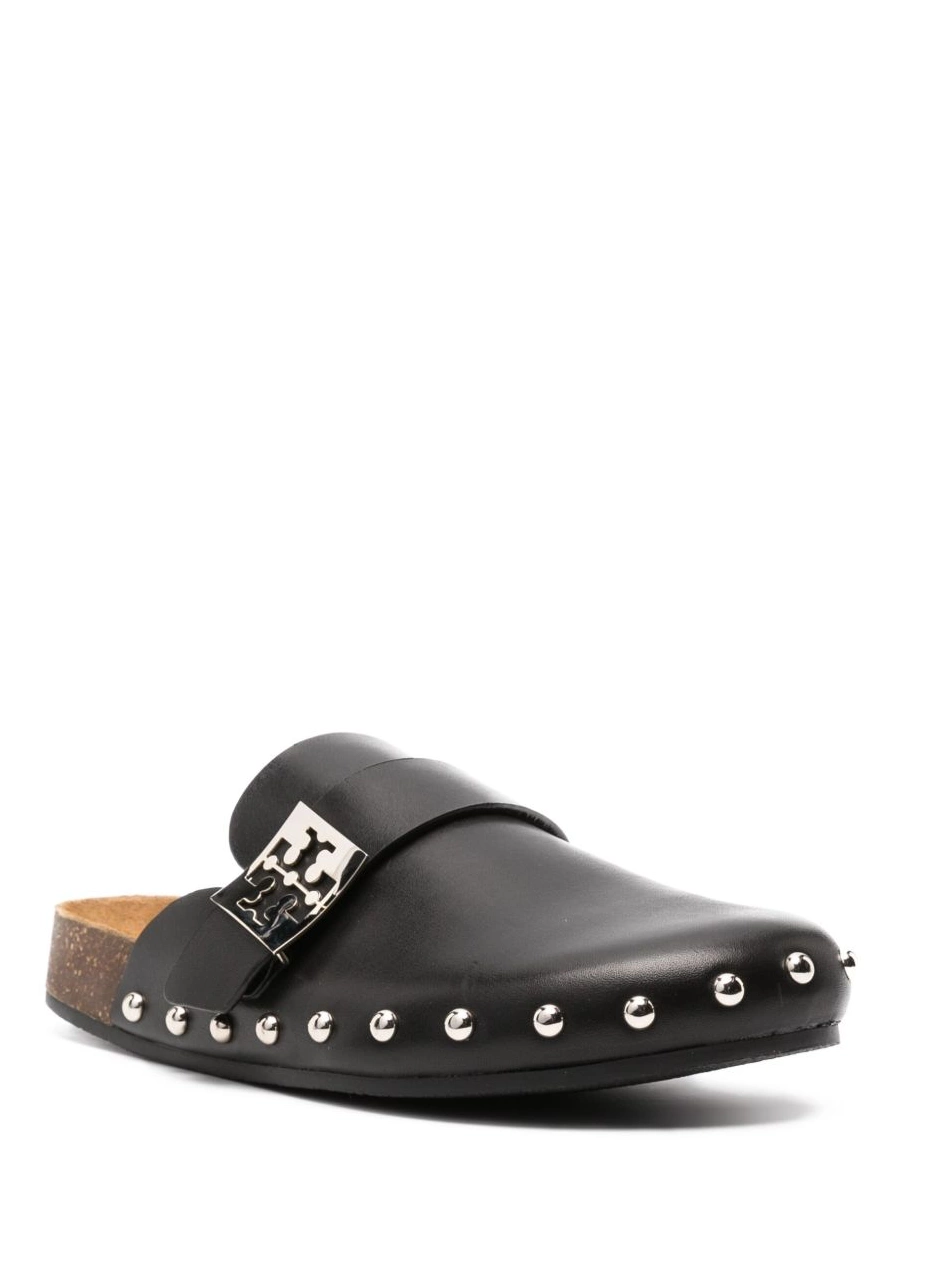 Affordable Women Burch Tory leather Mellow slippers studded 0214