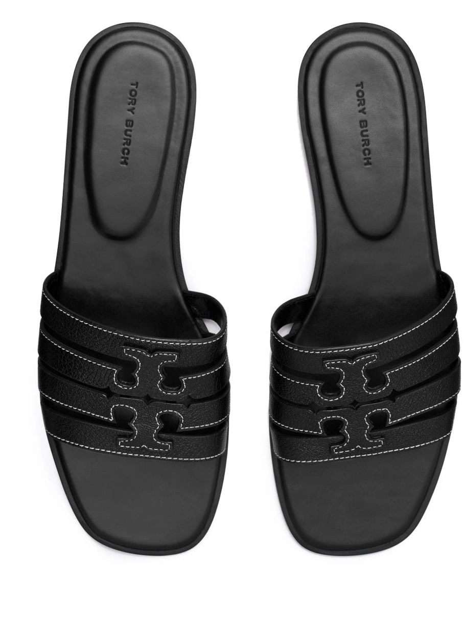 Cheap slides Burch Women leather Ines Tory 0224