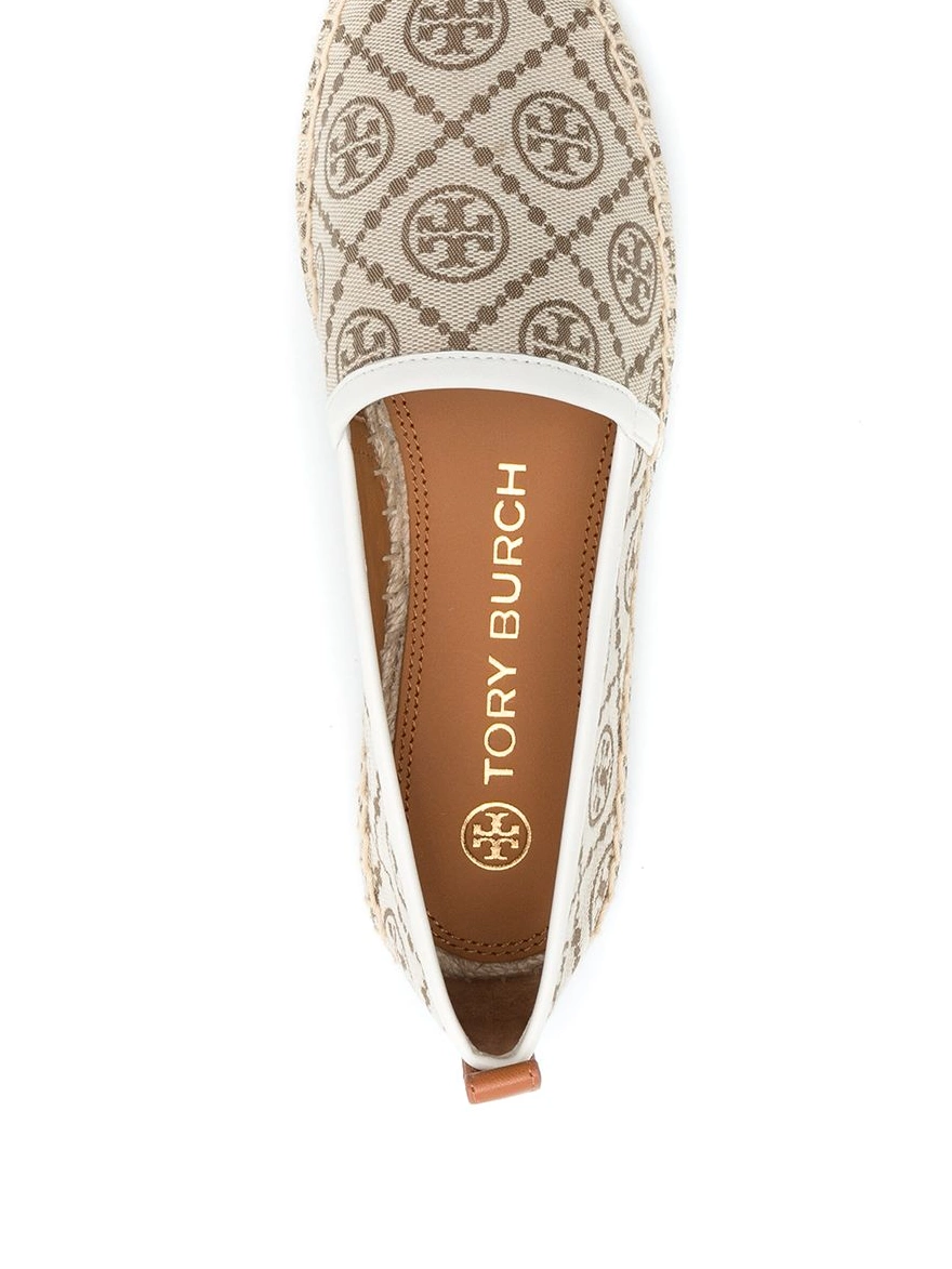 Affordable Burch T-monogram pattern Women Tory espadrilles 0220