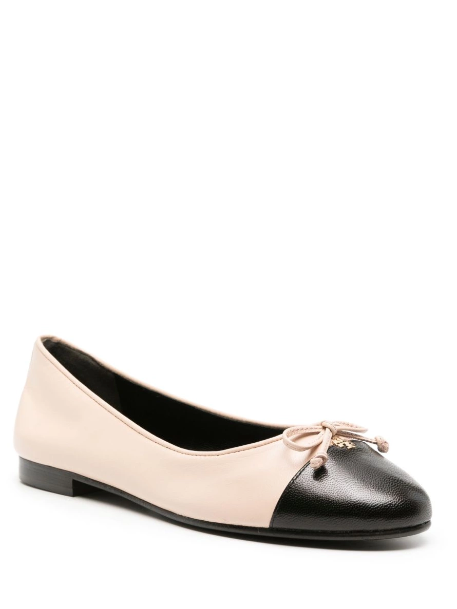 Affordable Double-T ballerina Burch shoes Tory leather Women 0223