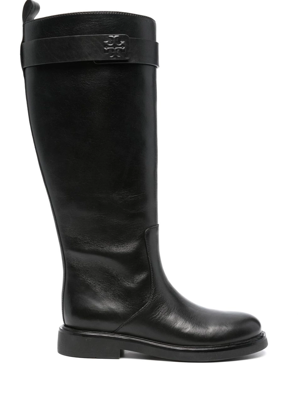 Affordable Women Tory knee leather boots Double Burch T 0222