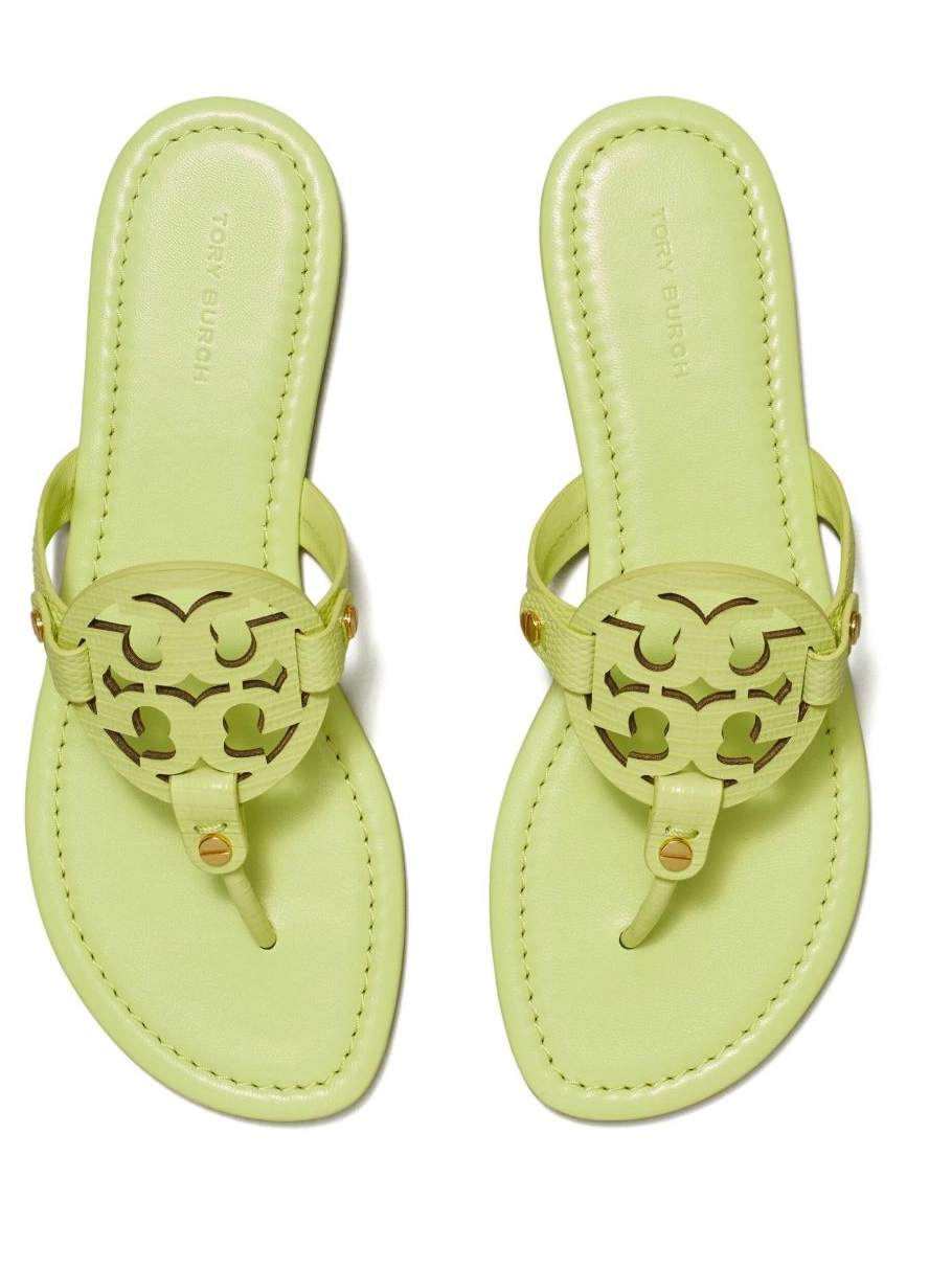 Affordable Miller Women flops logo-motif Burch flip Tory 0211