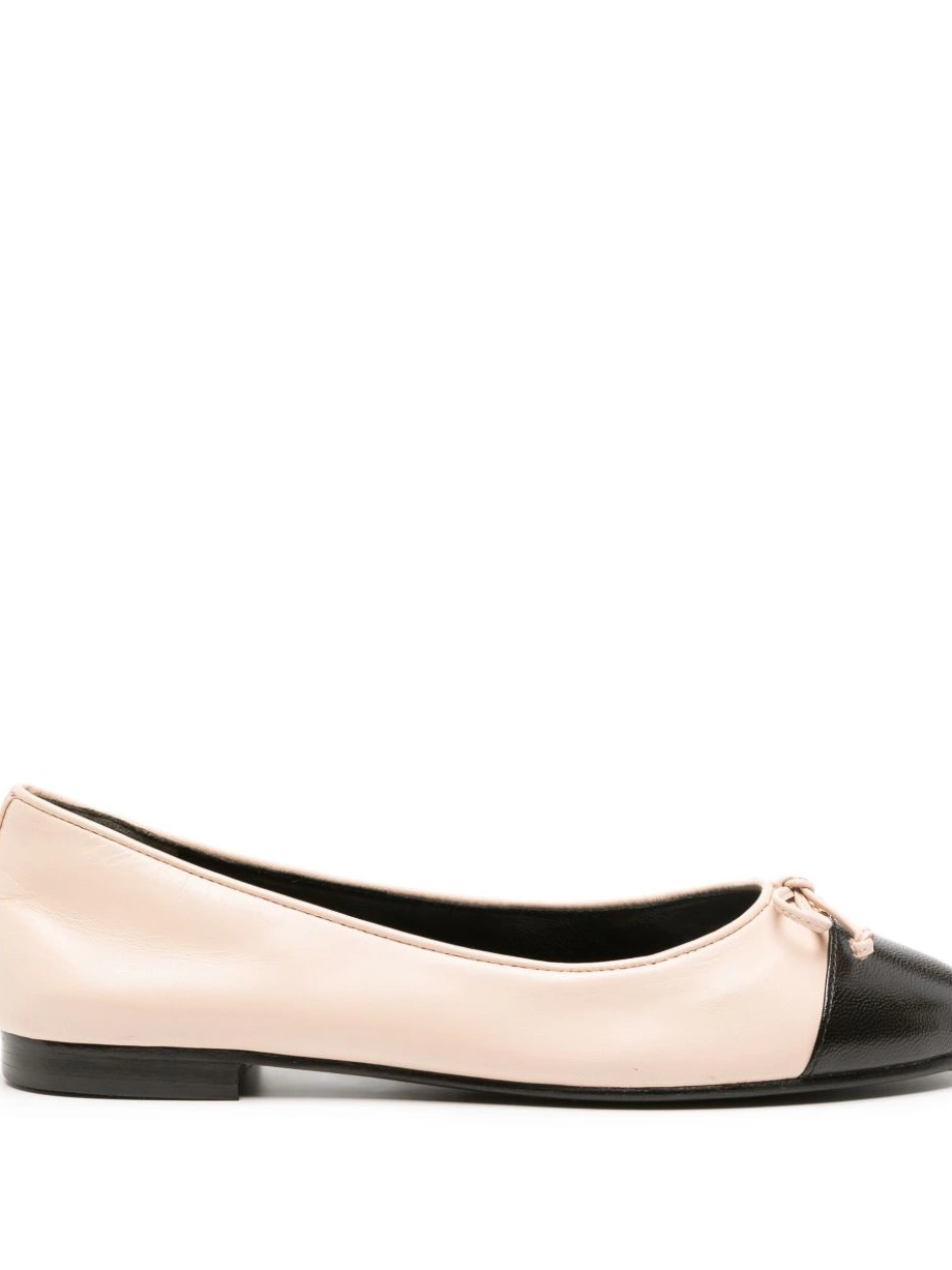 Affordable Double-T ballerina Burch shoes Tory leather Women 0223